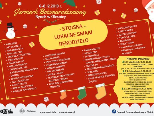 Nadchodzi Jarmark Bożonarodzeniowy w Oleśnicy