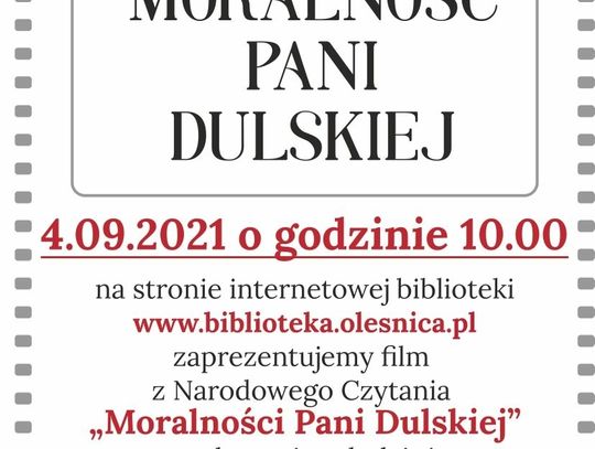 Narodowe Czytanie 2021 w Oleśnickiej Bibliotece Publicznej im. Mikołaja Reja
