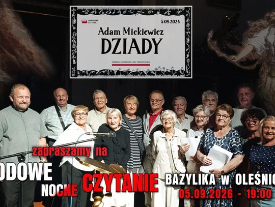 Narodowe Czytanie „Dziadów” z muzyką na żywo! Już 5 września