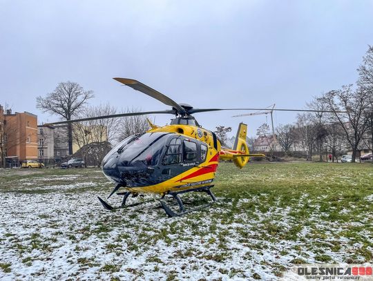 Nie żyje mieszkaniec Oleśnicy - spadł ze schodów na strych