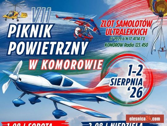 Niebo nad Komorowem eksploduje! VII Piknik Powietrzny i Zlot Samolotów Ultralekkich już 1-2 sierpnia