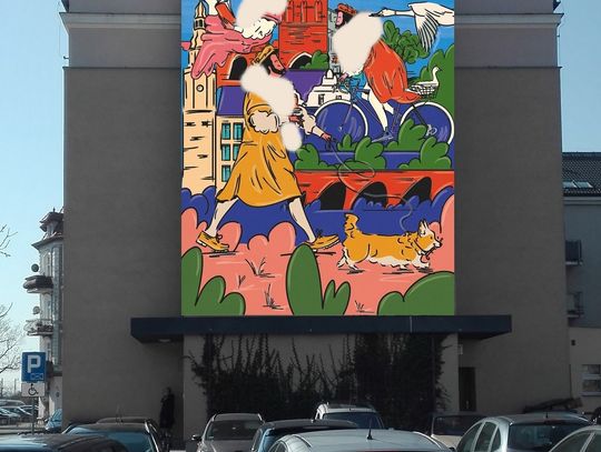 Niespodzianka na 75-lecie Biblioteki w Oleśnicy - powstał "książkowy" mural!  