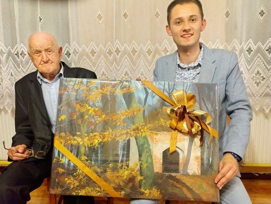 Niezwykła uroczystość w Siekierowicach! Najstarszy mieszkaniec świętuje piękny jubileusz