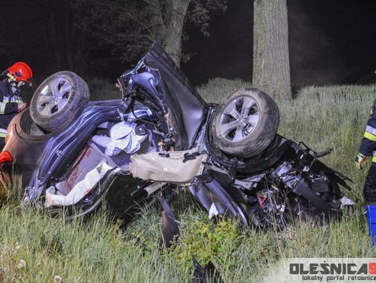 Nocna tragedia - zginął młody mieszkaniec Oleśnicy