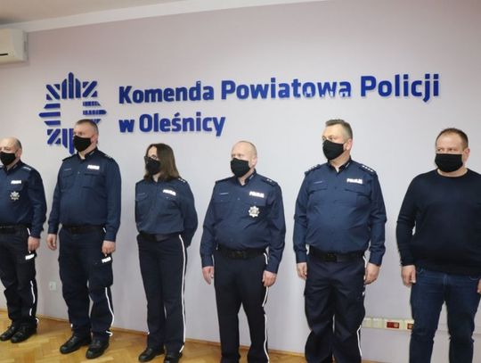 Nominacje w powiatowej policji w Oleśnicy
