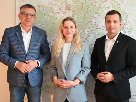 Nowa dyrektor Szkoły Muzycznej z wizytą w Starostwie Powiatowym