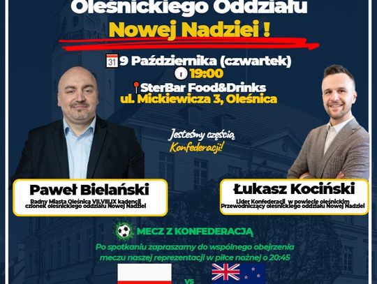 Nowa Nadzieja, a potem Nowa Zelandia