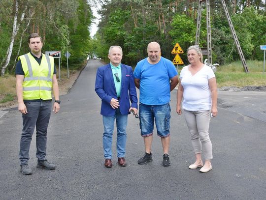 Nowa nawierzchnia od Kijowic do Kruszowic przed terminem 
