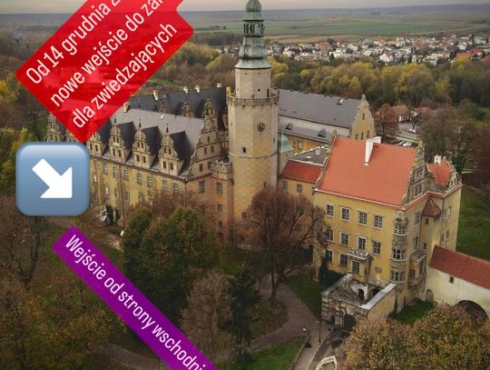 Nowe wejście do zamku w Oleśnicy