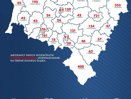 Nowe zakażenia w powiecie oleśnickim - stan na 11 sierpnia