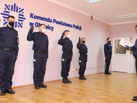 Nowi funkcjonariusze policji w Oleśnicy