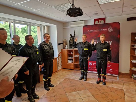 Nowi strażacy w Oleśnicy