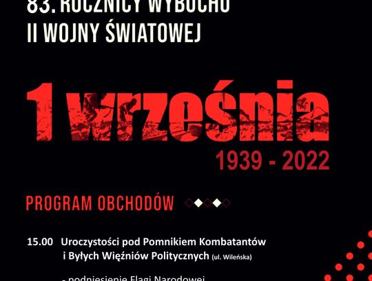 Obchody 83. rocznicy wybuchu II wojny światowej w Oleśnicy