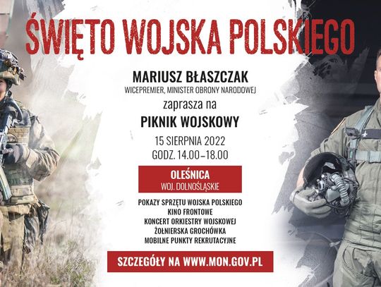 Obchody Święta Wojska Polskiego oraz 102. rocznicy Bitwy Warszawskiej w Oleśnicy