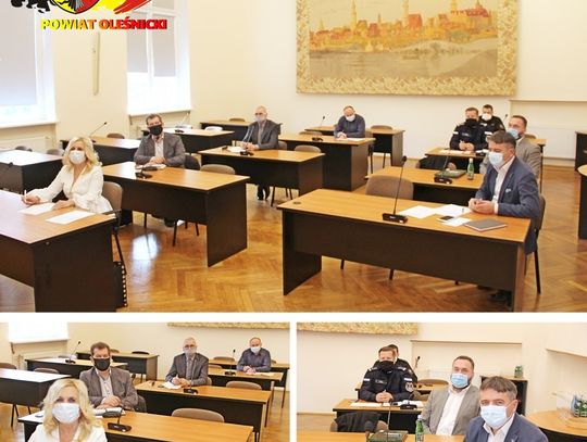 Obradowała Komisja Bezpieczeństwa i Porządku Rady Powiatu Oleśnickiego