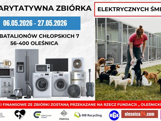 Oddaj elektrośmieci i pomóż zwierzętom