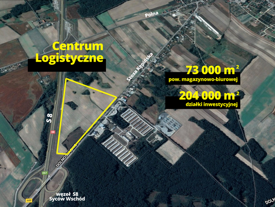  Ogromne centrum logistyczne powstanie przy S8 w Sycowie!