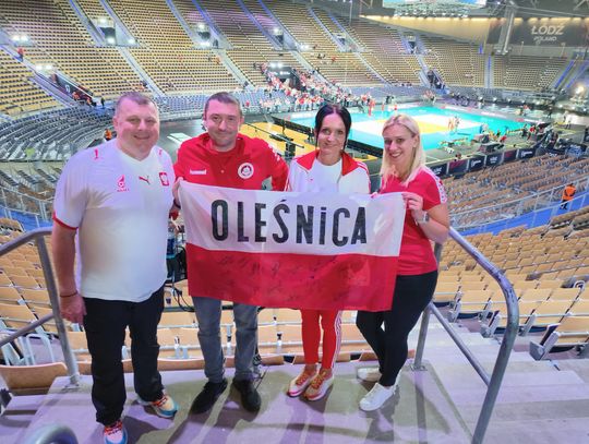 Oleśnica dopingowała siatkarki Polski w Łodzi