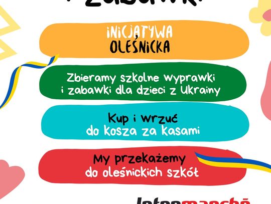 Oleśnica Dzieciom z Ukrainy z trzema partnerami