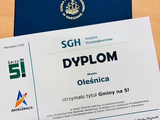 Oleśnica „Gminą na 5!”