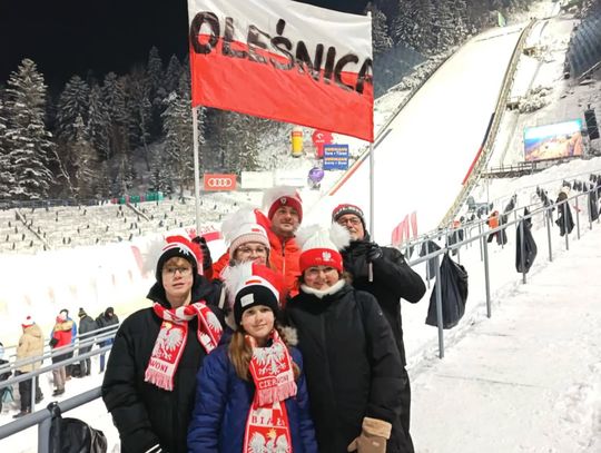 Oleśniczanie kibicują polskim skoczkom na Wielkiej Krokwi