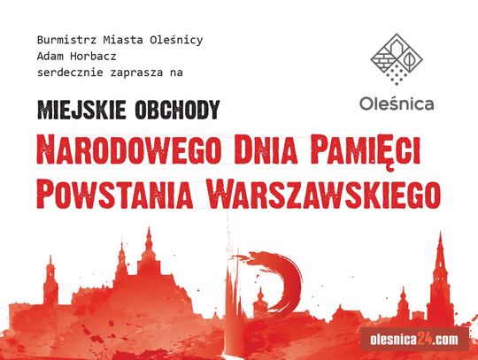 Oleśnica nie zapomina! 82 lata od wybuchu Powstania Warszawskiego – wspólny hołd bohaterom