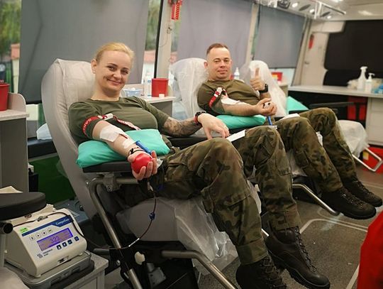 Oleśniccy żołnierze oddali krew