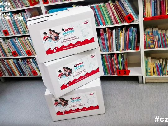 Oleśnicka Biblioteka Publiczna im. Mikołaja Reja dołączyła do nowej akcji Kinder i wydawnictwa Znak