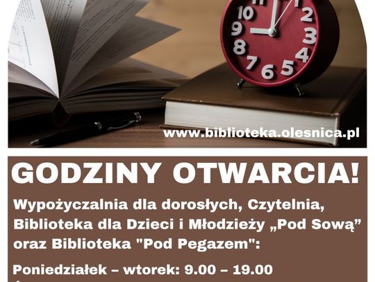 Oleśnicka Biblioteka Publiczna wznawia działalność