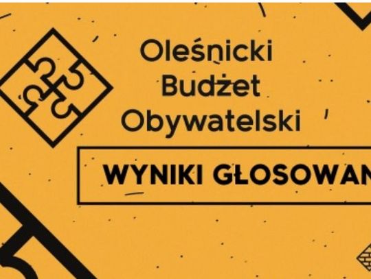 Oleśnicki Budżet Obywatelski 2020 - wyniki głosowania
