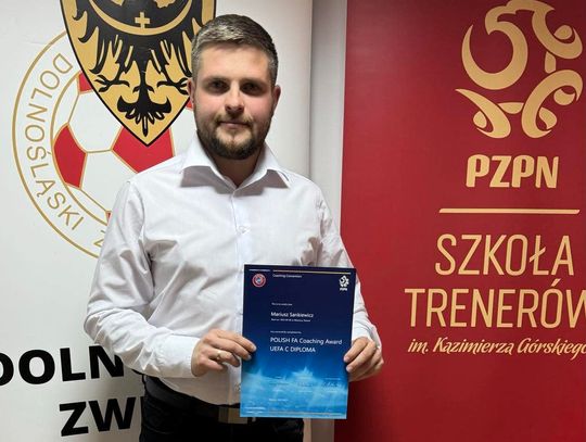Oleśnicki trener zdobył licencję UEFA C