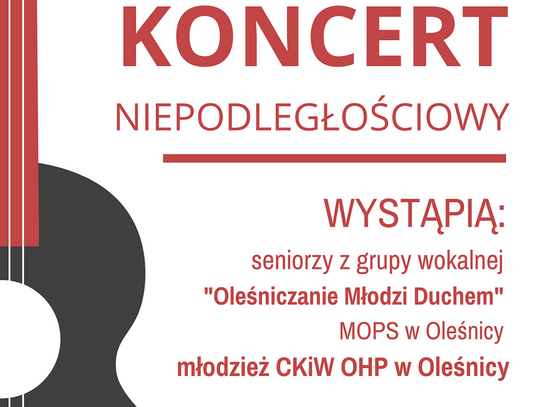 Oleśniczanie Młodzi Duchem i młodzież z OHP dadzą koncert w zamku w Oleśnicy