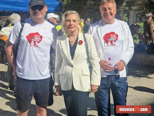 Oleśniczanin z wicemistrzem świata na Monte Cassino. Spotkali się z córką gen. Andersa Oleśniczanin z wicemistrzem świata na Monte Cassino. Spotkali się z córką gen. Andersa