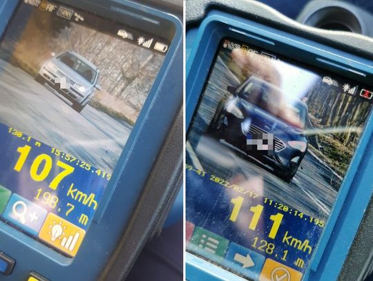 On pędził 107, a ona 111 km/h na godzinę w terenie zabudowanym