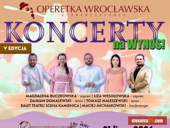 Operetkowe emocje w Międzyborzu! „Koncerty na WYNOS!” wracają – V edycja już 2 sierpnia