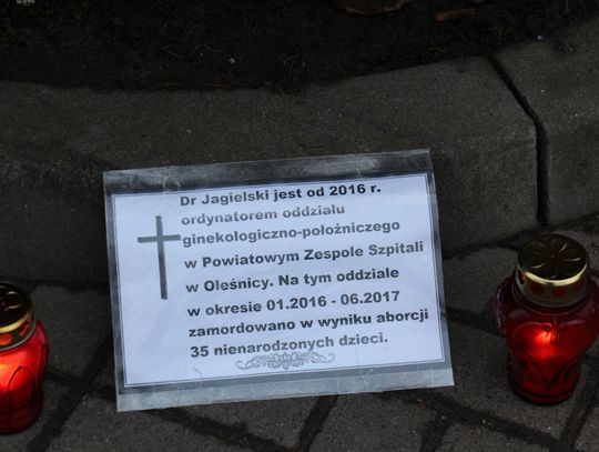 Ordynator z Oleśnicy oskarżył działaczy pro-life o zniesławienie