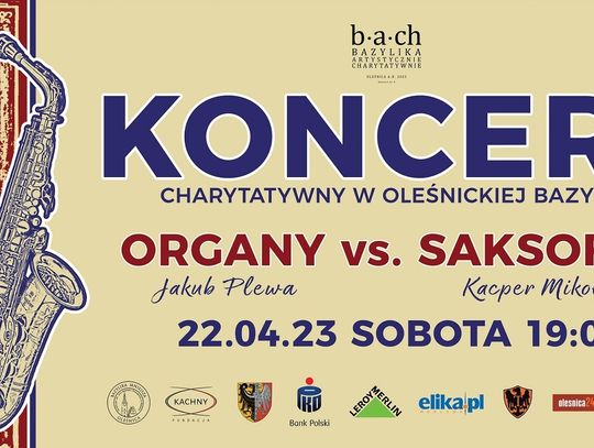 Organy plus saksfon - tego koncertu w bazylice w Oleśnicy musisz wysłuchać!