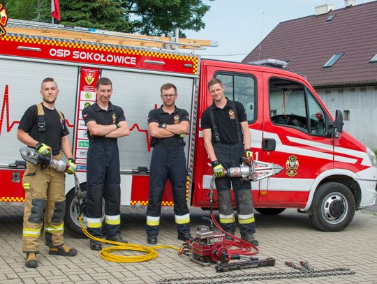 OSP Sokołowice chwali się nowym sprzętem