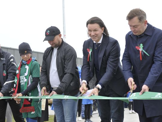 Otwarcie stadionu z Radosławem Majdanem