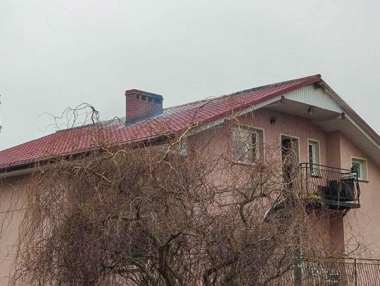 Palił się dom na Spalicach