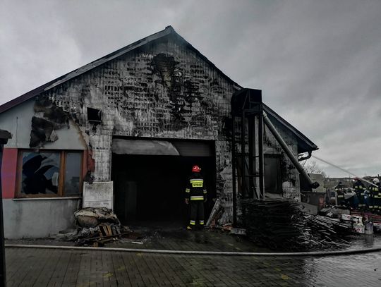 Palił się zakład w Dziadowej Kłodzie