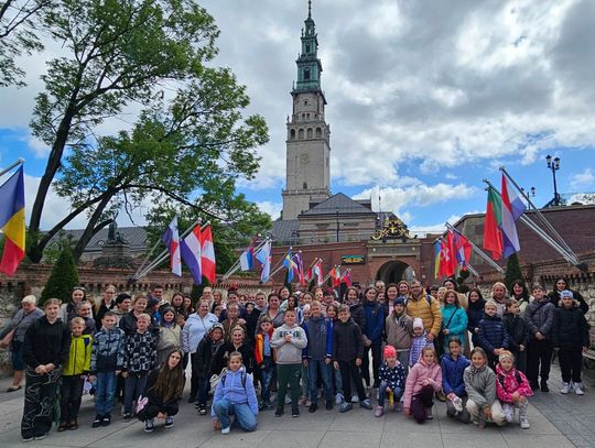 Dzieci komunijne na pielgrzymce w Częstochowie
