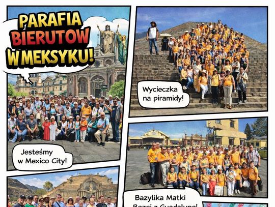 Parafia św. Józefa Oblubieńca NMP w Bierutowie wyruszyła na wyjątkową pielgrzymkę do Meksyku