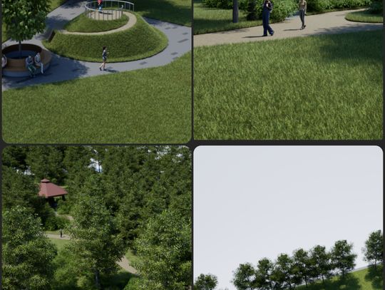 Park w Bierutowie nie do poznania! Nowe ścieżki, tężnia solankowa, fontanna i boisko