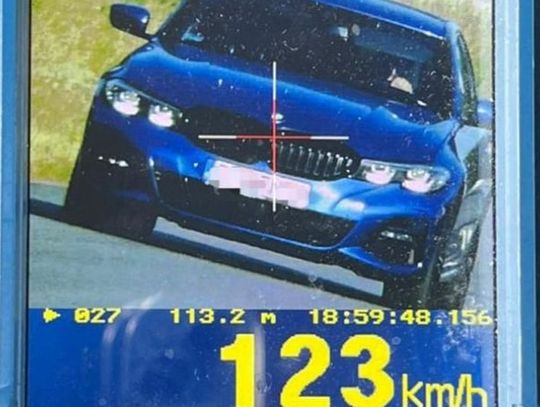 Pędził beemką o 83 km/h szybciej niż pozwalały przepisy