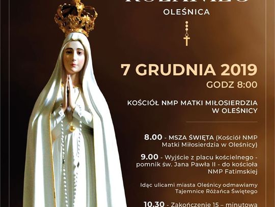 Pierwszy Męski Różaniec w Oleśnicy