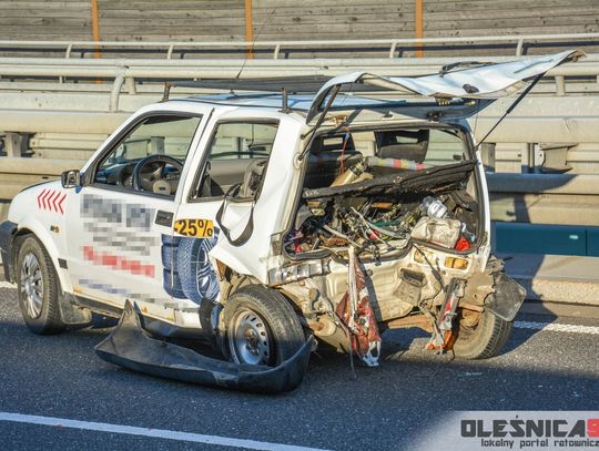 Pijany Ukrainiec spowodował wypadek na S8 i uciekł... do lasu 