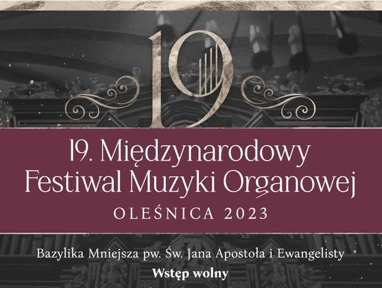 Piotr Rojek zaprasza na Festiwal Muzyki Organowej