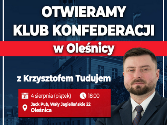 Piwo z posłem Konfederacji w Oleśnicy