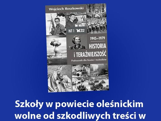Platforma Obywatelska: Podręcznika "Historia i Teraźniejszość" w szkołach w powiecie oleśnickim nie będzie